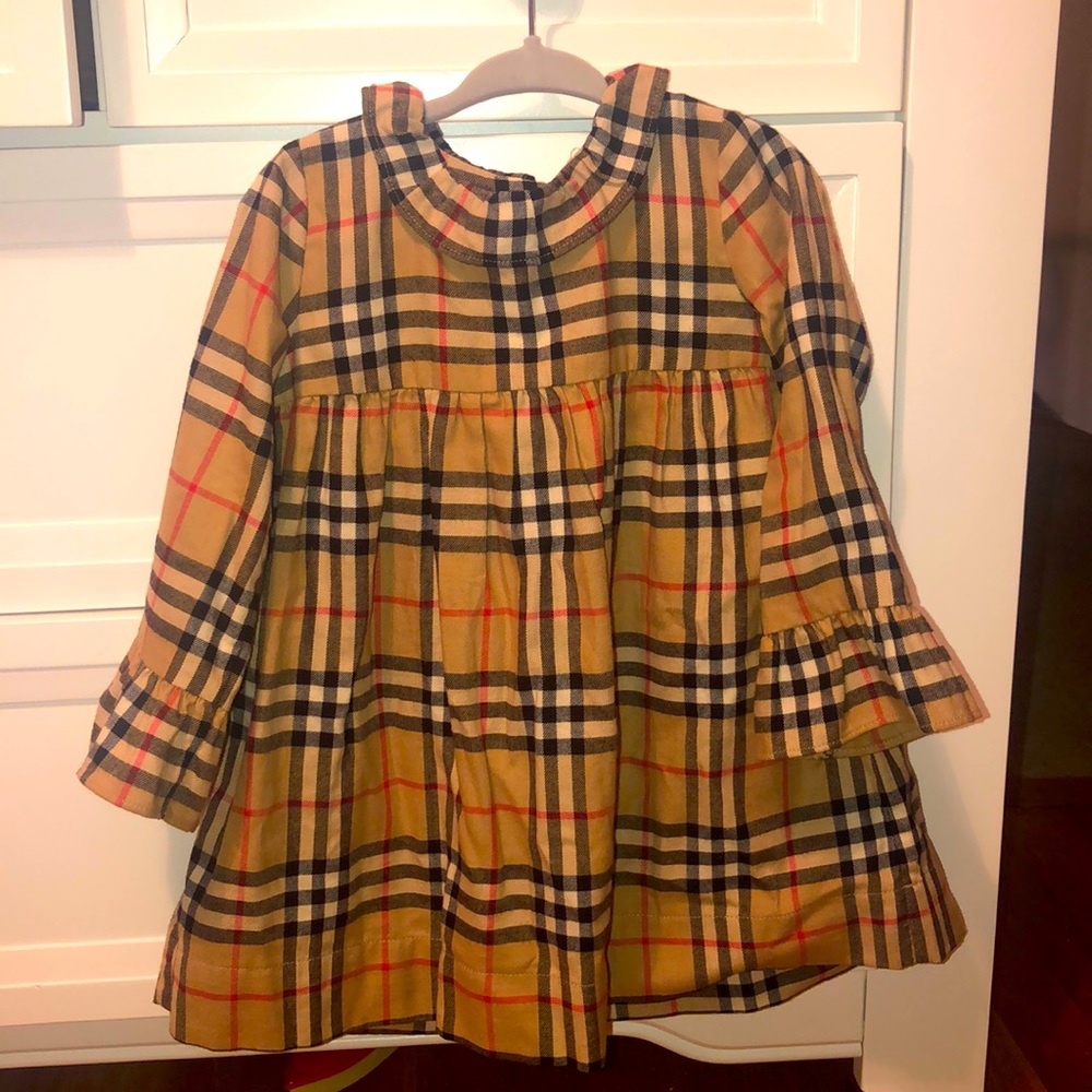 Authentic Burberry toddler children’s girl dress